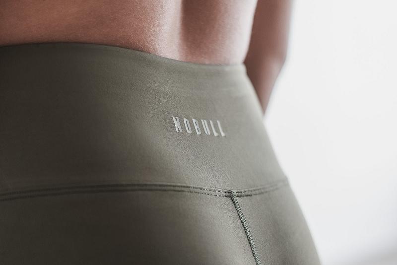 Women's Nobull High-Rise Crop Jogger Olive | SG H3125A
